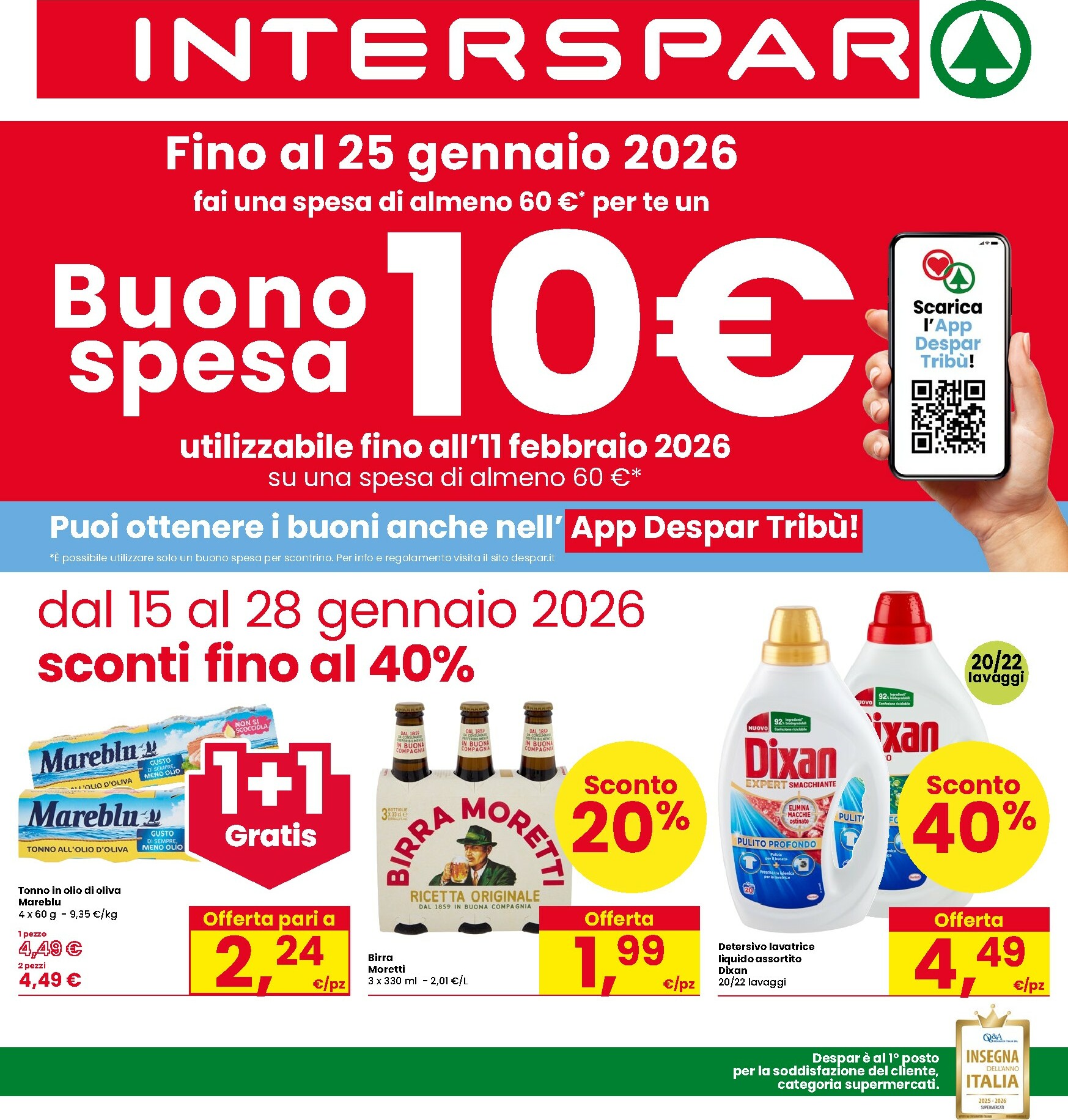 interspar - Volantino INTERSPAR valido dal 15/01 al 28/01
