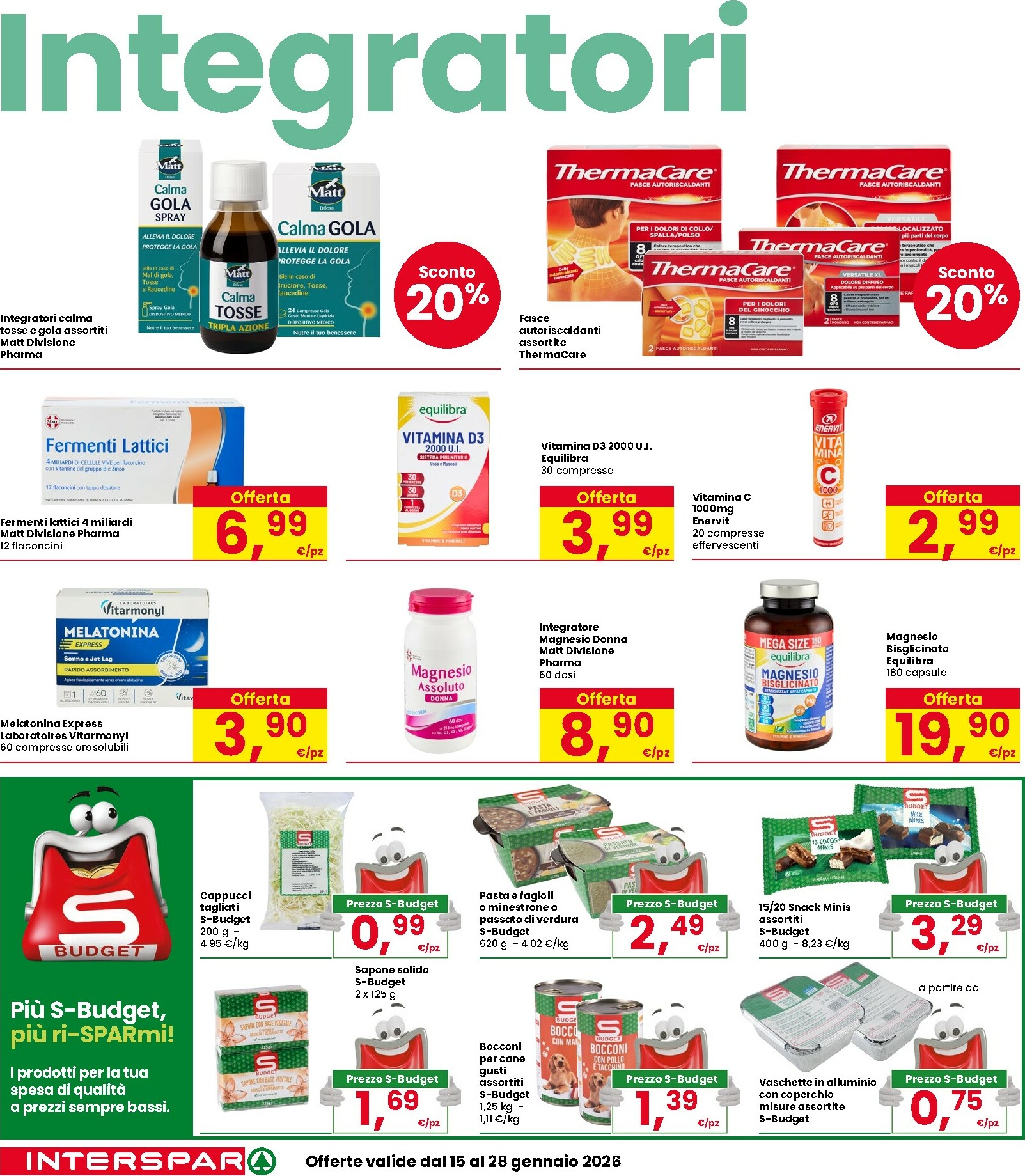 interspar - Volantino INTERSPAR valido dal 15/01 al 28/01 - page: 20