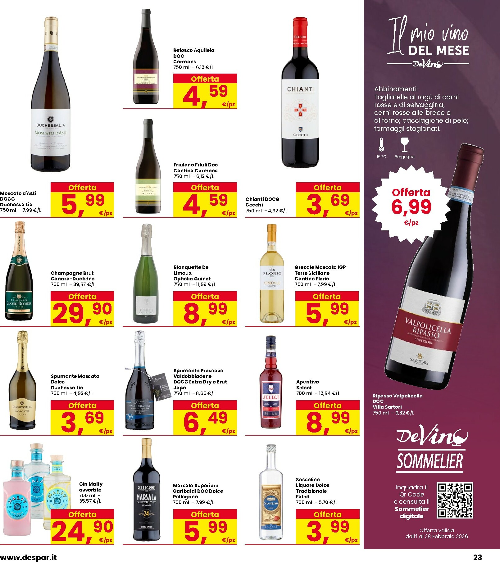 interspar - Volantino INTERSPAR valido dal 29/01 al 11/02 - page: 23