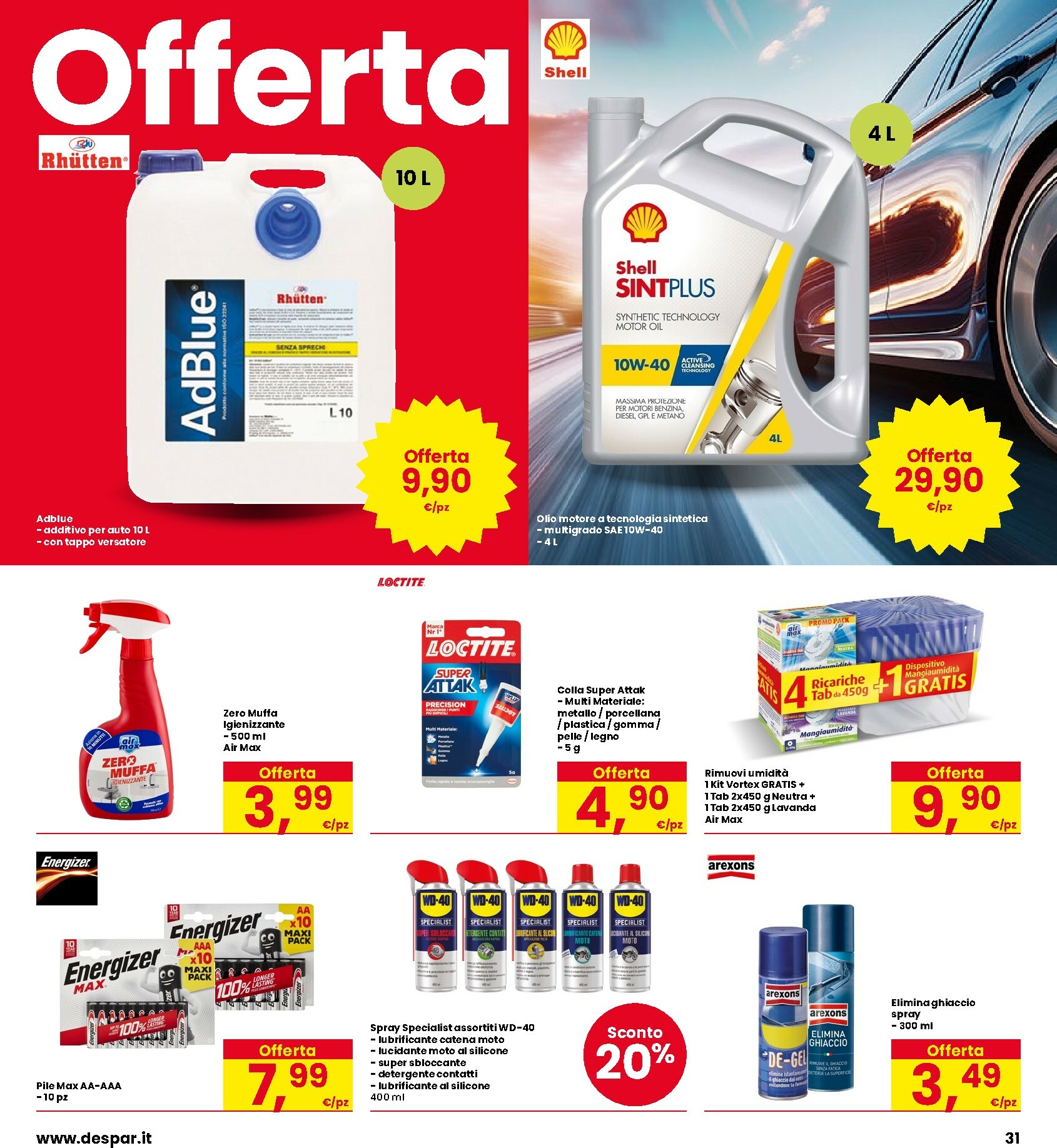 interspar - Volantino INTERSPAR valido dal 29/01 al 11/02 - page: 31