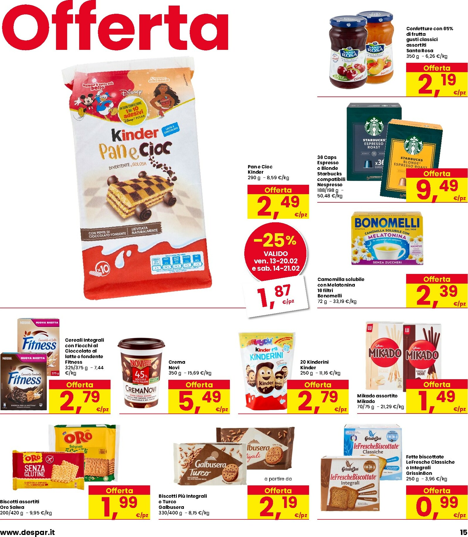 interspar - Volantino INTERSPAR valido dal 12/02/2026 al 25/02/2026 - page: 15