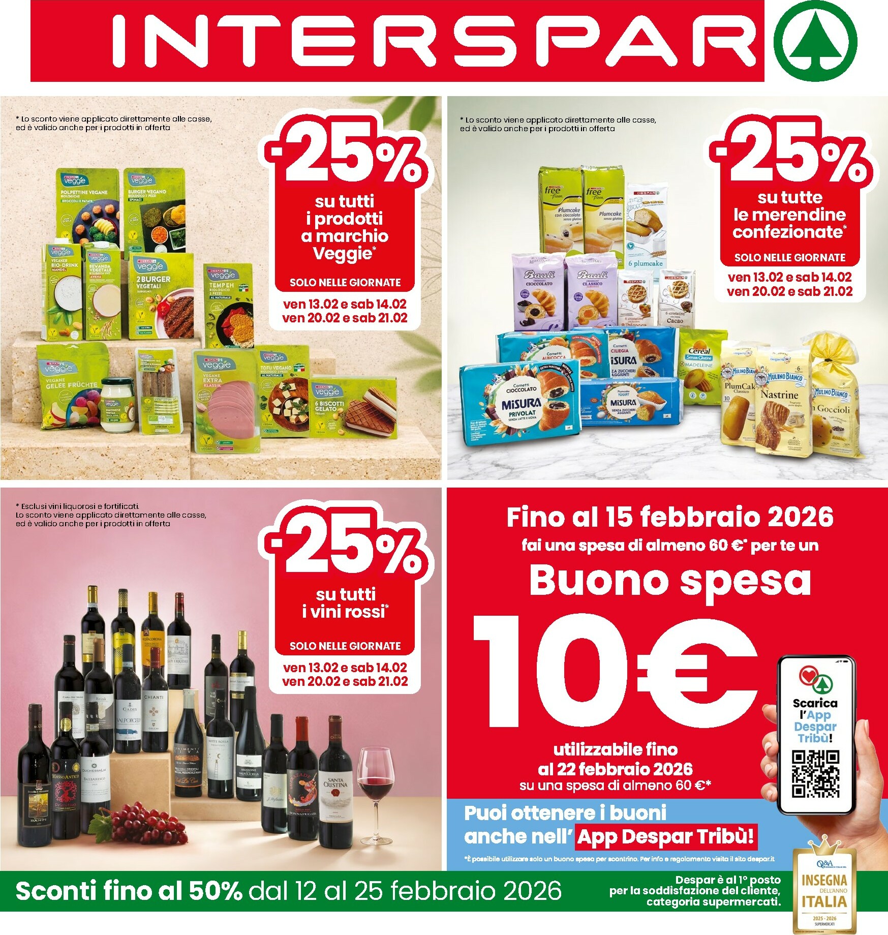 interspar - Volantino INTERSPAR valido dal 12/02/2026 al 25/02/2026