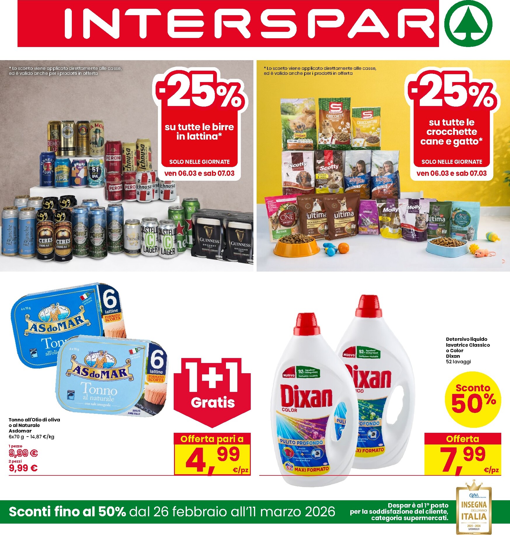 interspar - Volantino INTERSPAR valido dal 26/02/2026 al 11/03/2026