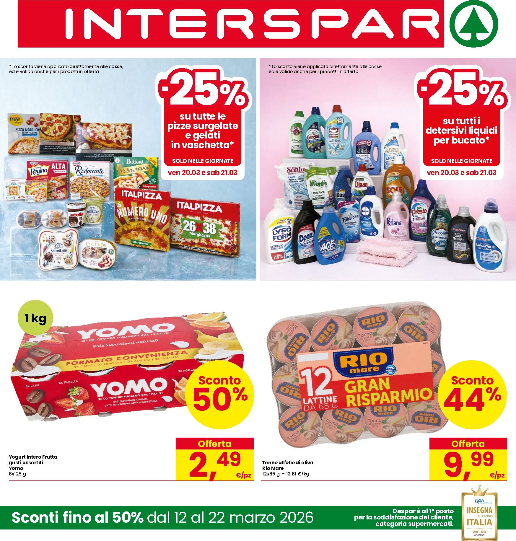interspar - Volantino INTERSPAR valido dal 12/03/2026 al 22/03/2026 - page: 1
