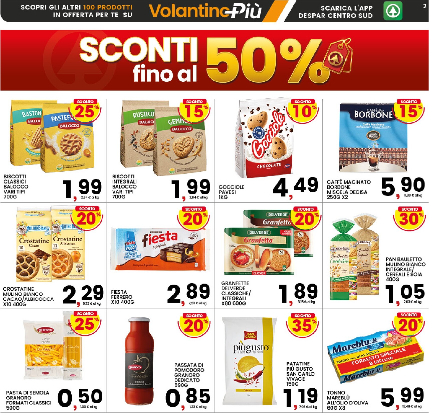 interspar - Volantino attuale di INTERSPAR - Basilicata, Puglia valido dal giovedì 09/04/2026 al domenica 19/04/2026 - page: 2