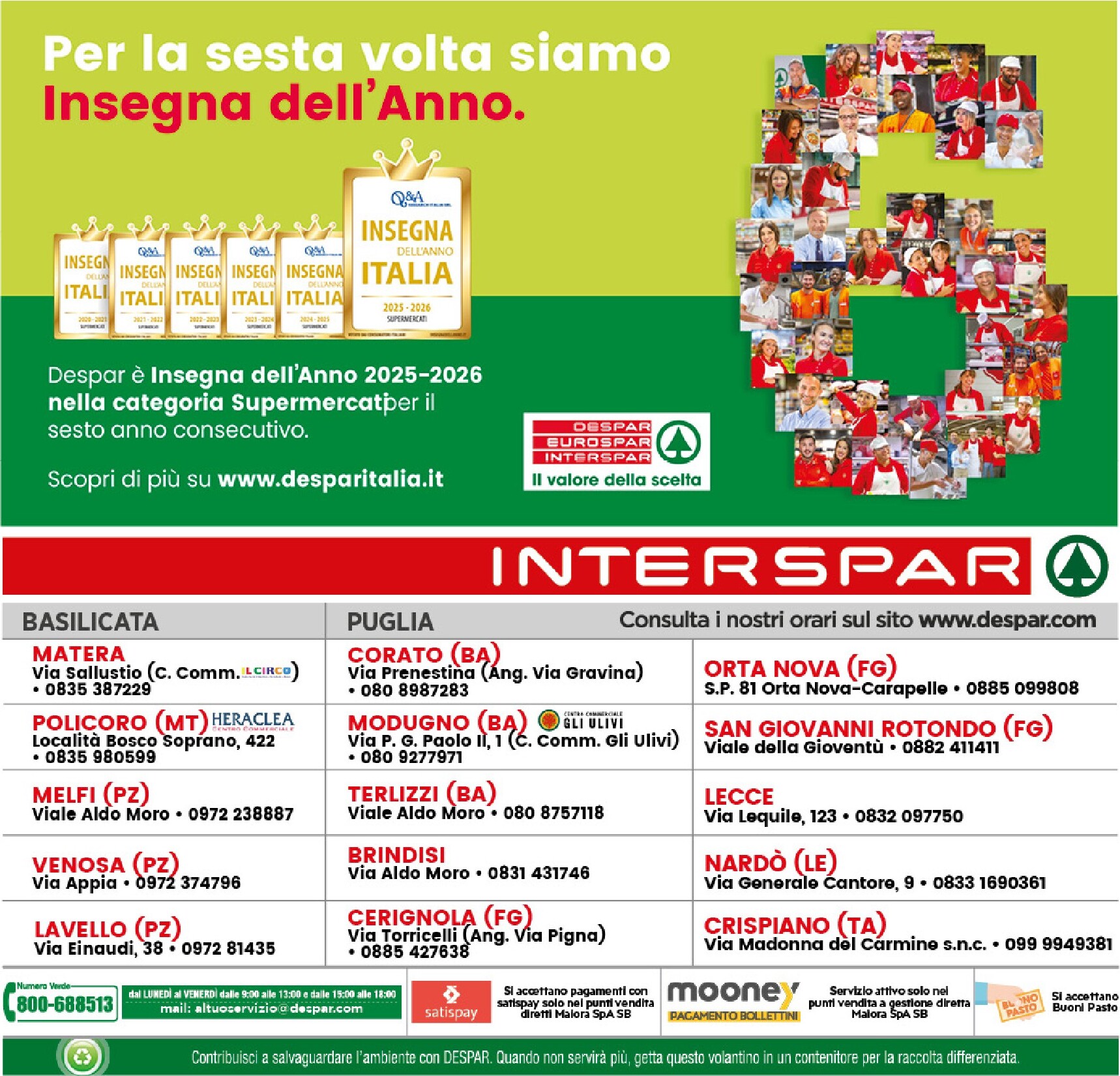 interspar - Volantino attuale di INTERSPAR - Basilicata, Puglia valido dal giovedì 09/04/2026 al domenica 19/04/2026 - page: 42