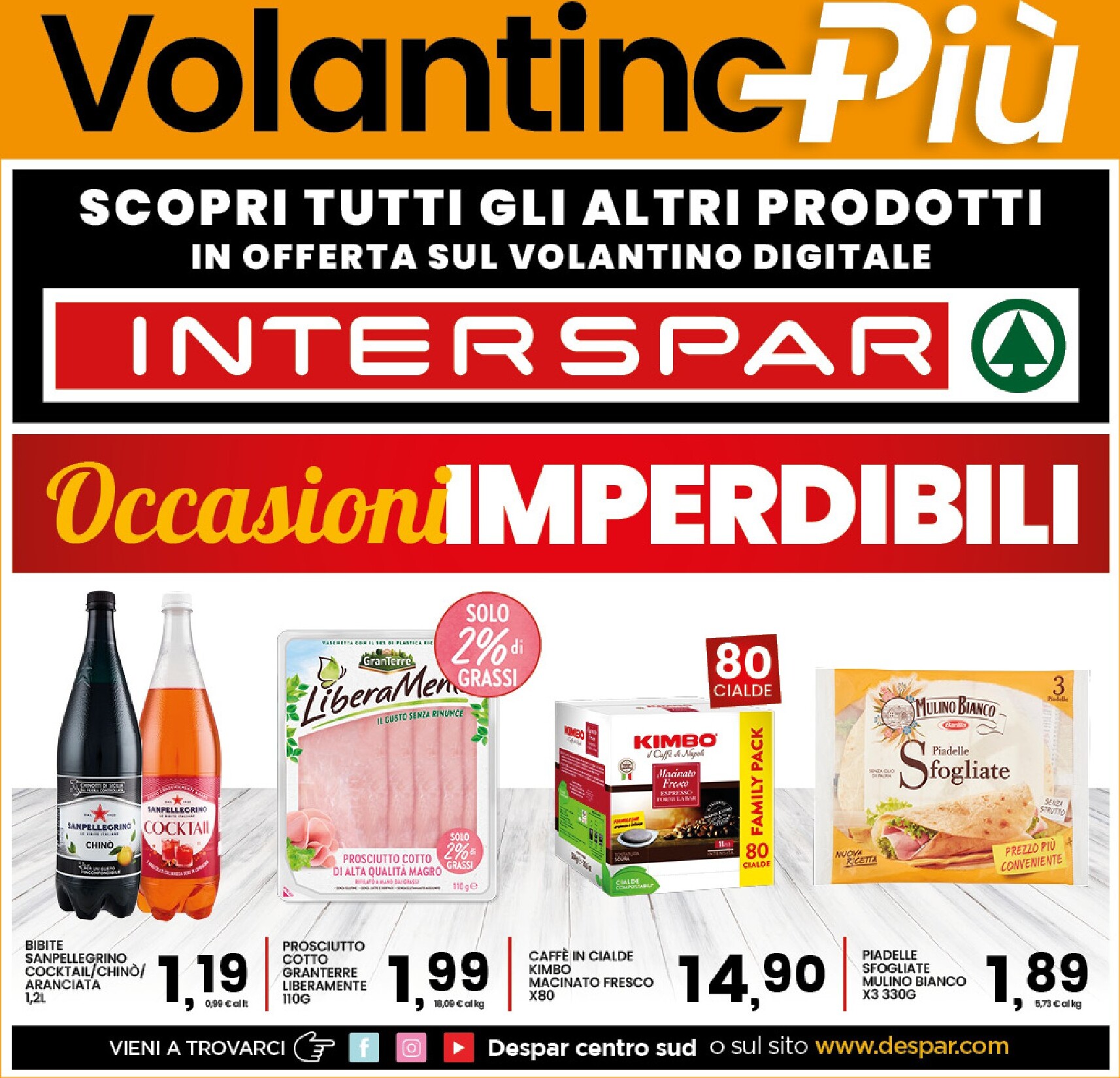interspar - Volantino attuale di INTERSPAR - Basilicata, Puglia valido dal giovedì 09/04/2026 al domenica 19/04/2026 - page: 21