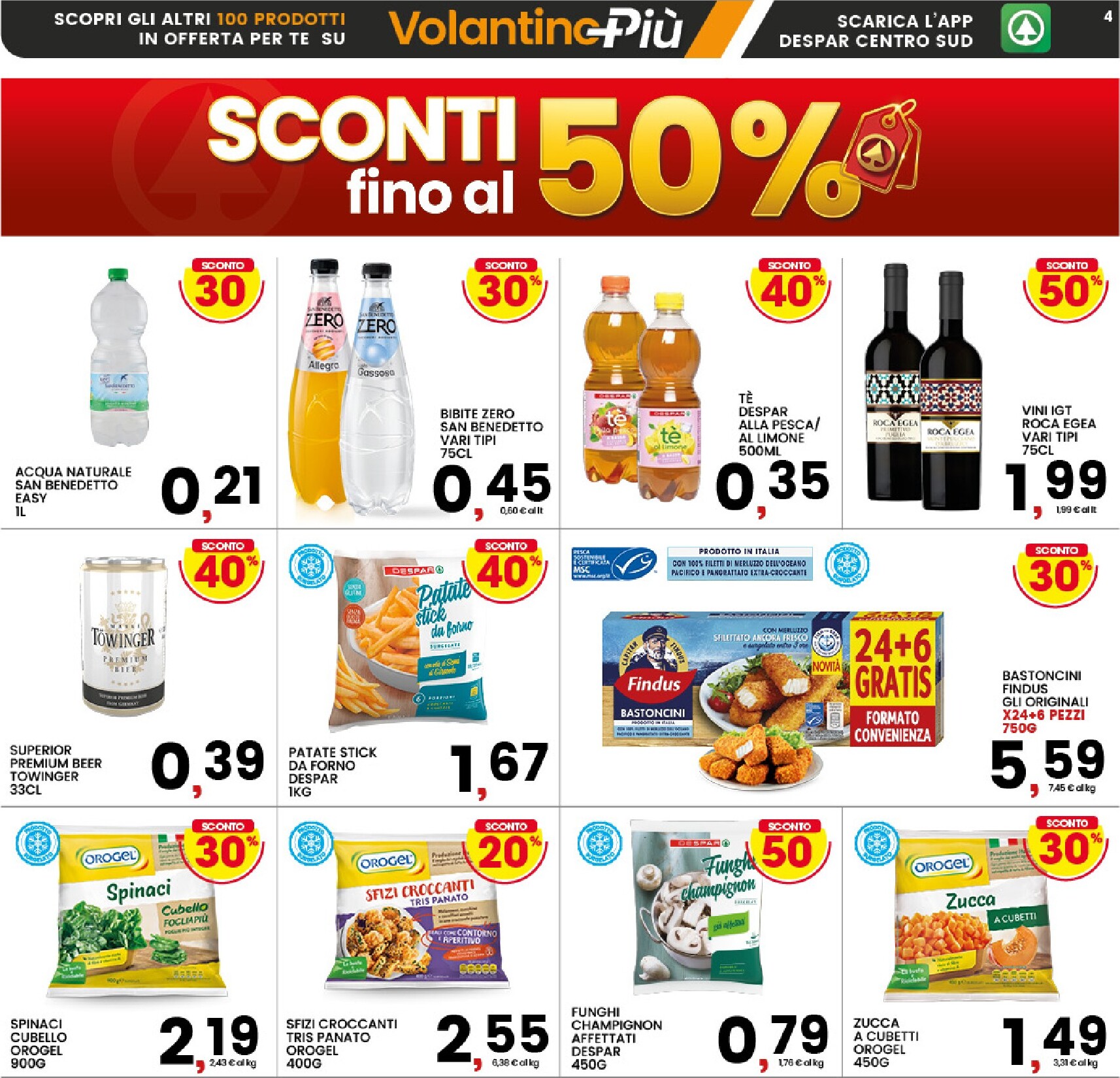 interspar - Volantino attuale di INTERSPAR - Basilicata, Puglia valido dal giovedì 09/04/2026 al domenica 19/04/2026 - page: 4