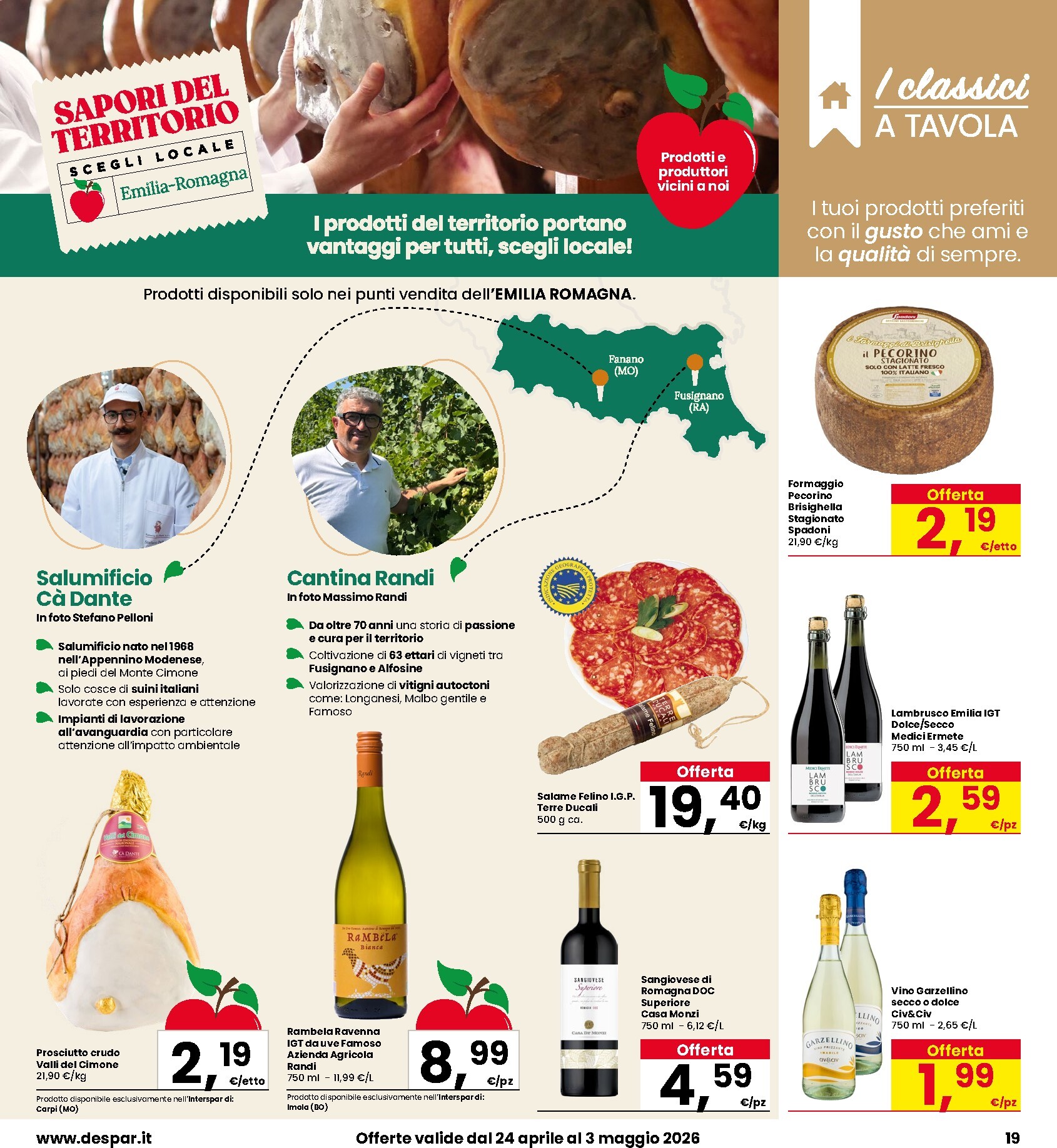 interspar - Volantino attuale di INTERSPAR valido dal venerdì 24/04/2026 al domenica 03/05/2026 - page: 19