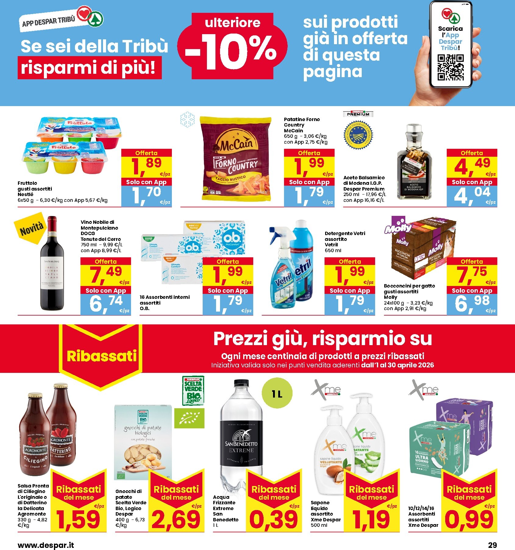 interspar - Volantino attuale di INTERSPAR valido dal venerdì 24/04/2026 al domenica 03/05/2026 - page: 29