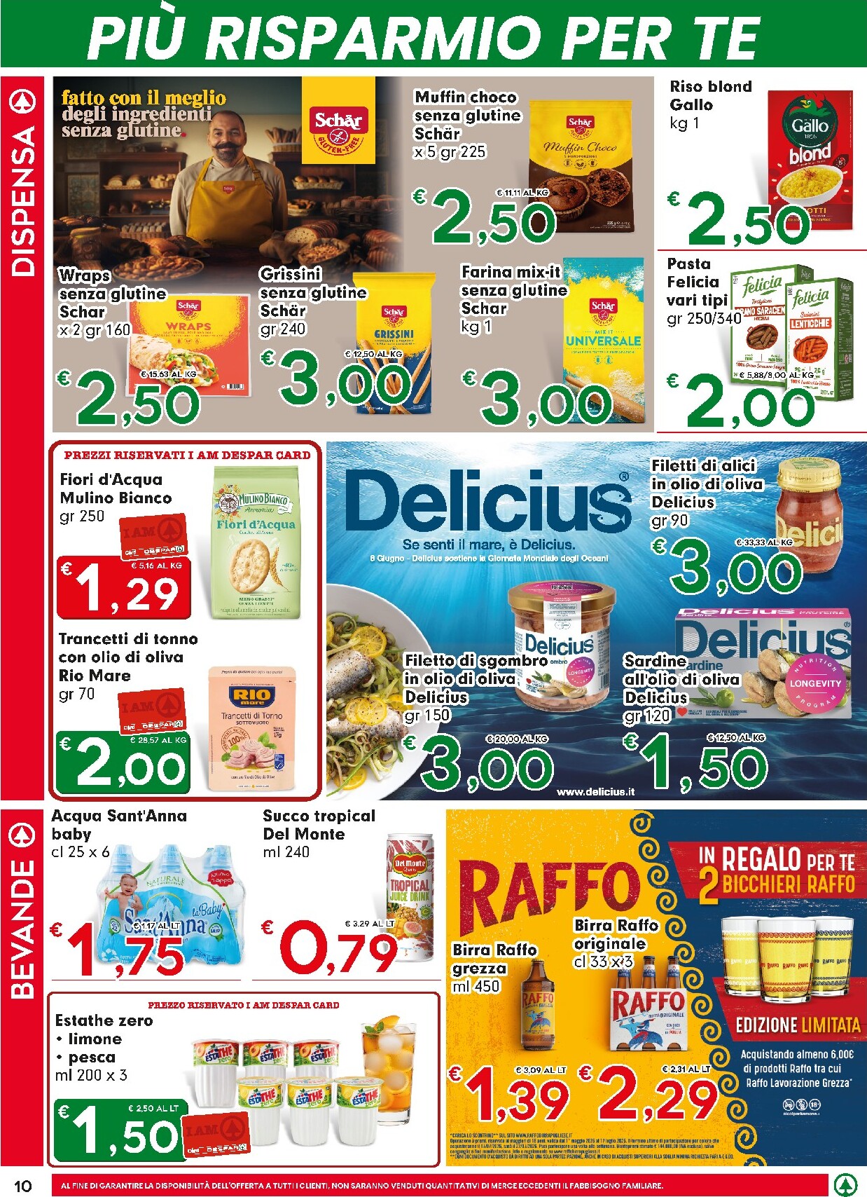 eurospar - Volantino futuro Eurospar valido dal giovedì 04/06/2026 al mercoledì 17/06/2026 - page: 10