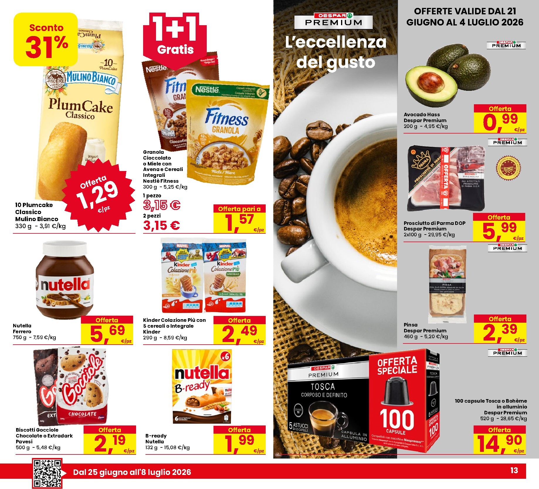 eurospar - Volantino attuale di Eurospar valido dal giovedì 25/06/2026 al mercoledì 08/07/2026 - page: 13