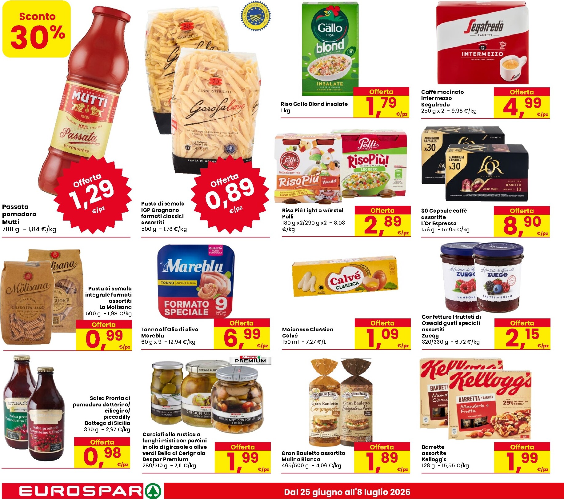 eurospar - Volantino attuale di Eurospar valido dal giovedì 25/06/2026 al mercoledì 08/07/2026 - page: 12
