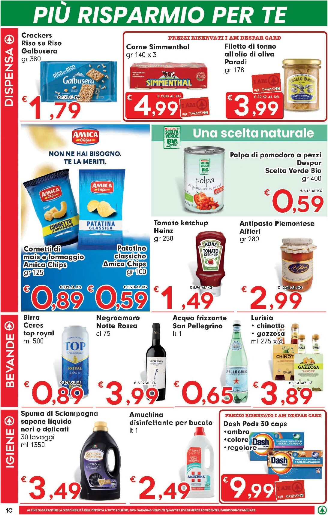 eurospar - Volantino futuro Eurospar valido dal giovedì 02/07/2026 al mercoledì 15/07/2026 - page: 10