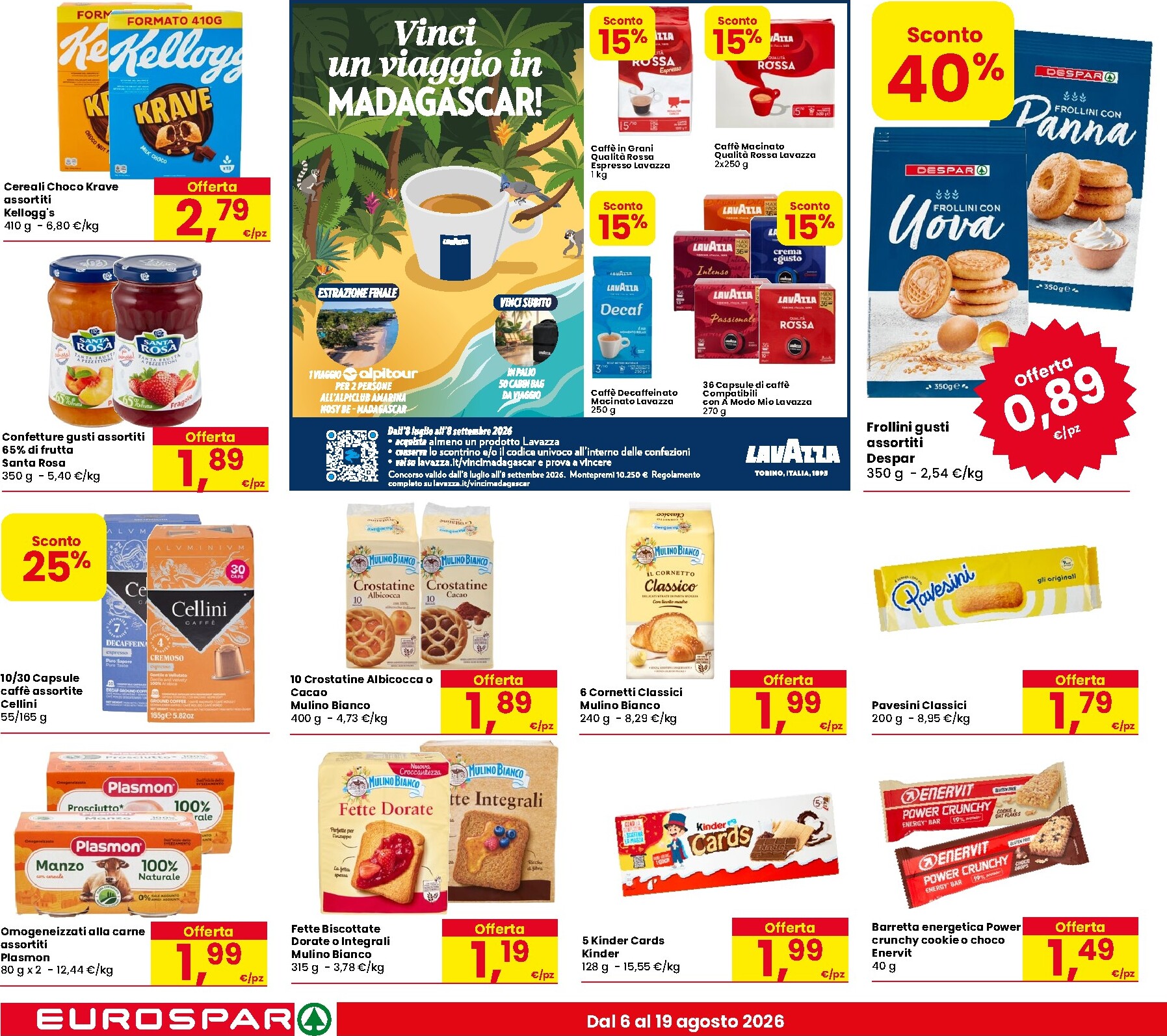 eurospar - Volantino attuale di Eurospar valido dal giovedì 06/08/2026 al mercoledì 19/08/2026 - page: 14