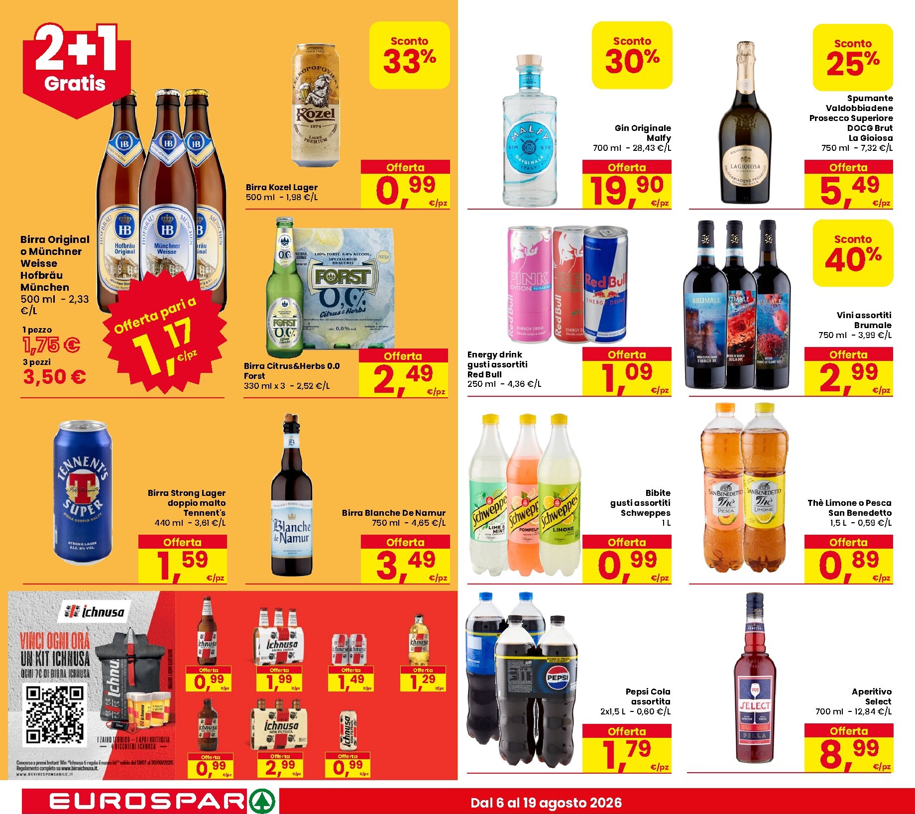 eurospar - Volantino attuale di Eurospar valido dal giovedì 06/08/2026 al mercoledì 19/08/2026 - page: 16