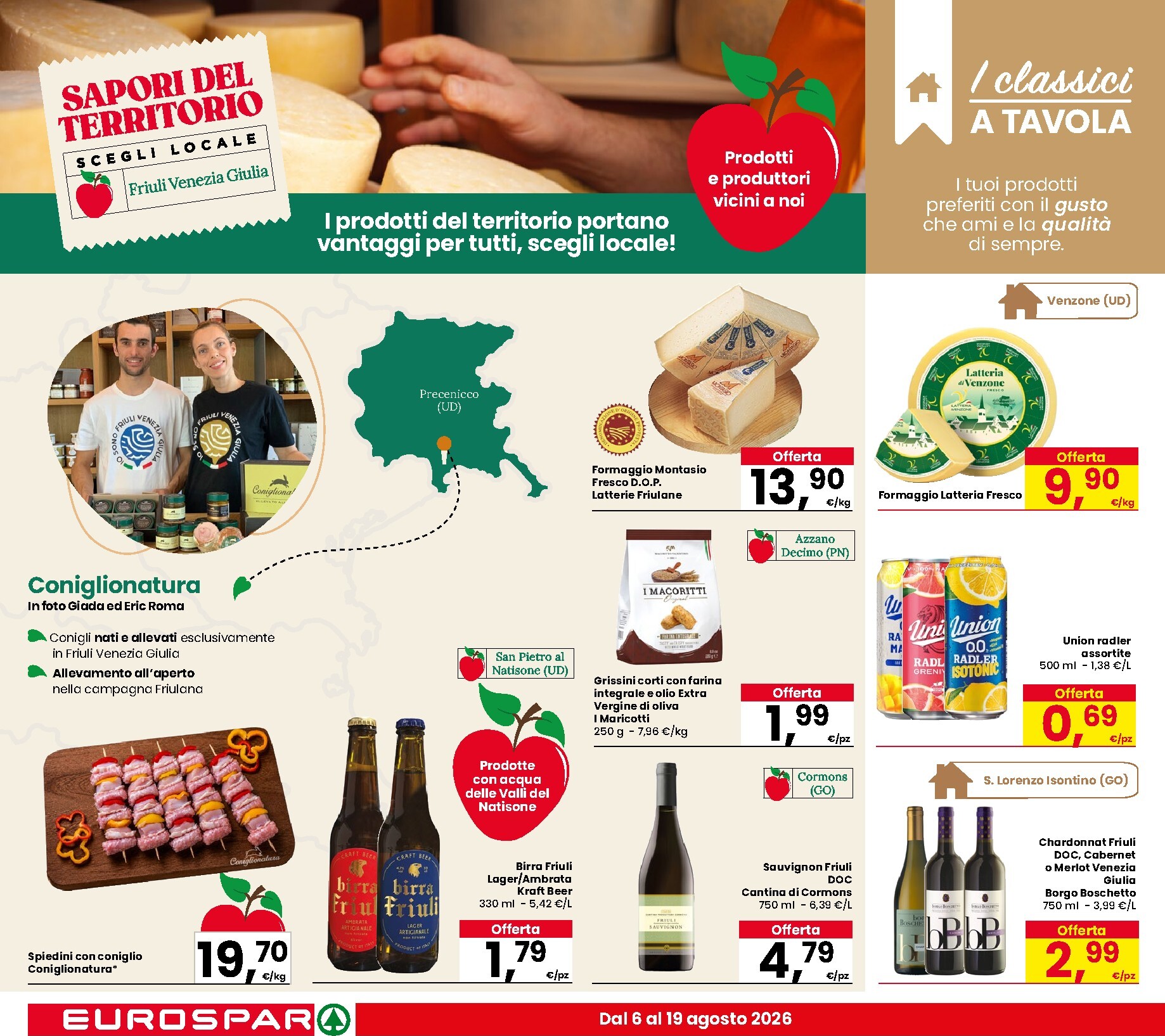 eurospar - Volantino attuale di Eurospar valido dal giovedì 06/08/2026 al mercoledì 19/08/2026 - page: 10