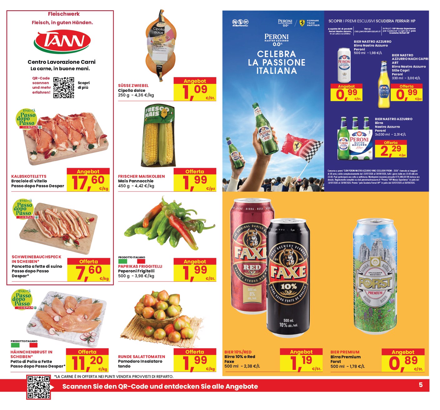 eurospar - Volantino attuale di Eurospar - Tutto Nuovo multilingue valido dal giovedì 06/08/2026 al mercoledì 19/08/2026 - page: 5