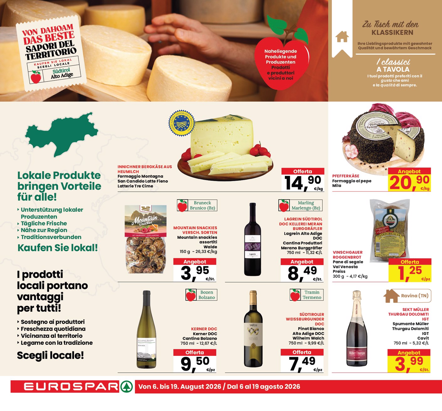 eurospar - Volantino attuale di Eurospar - Tutto Nuovo multilingue valido dal giovedì 06/08/2026 al mercoledì 19/08/2026 - page: 10