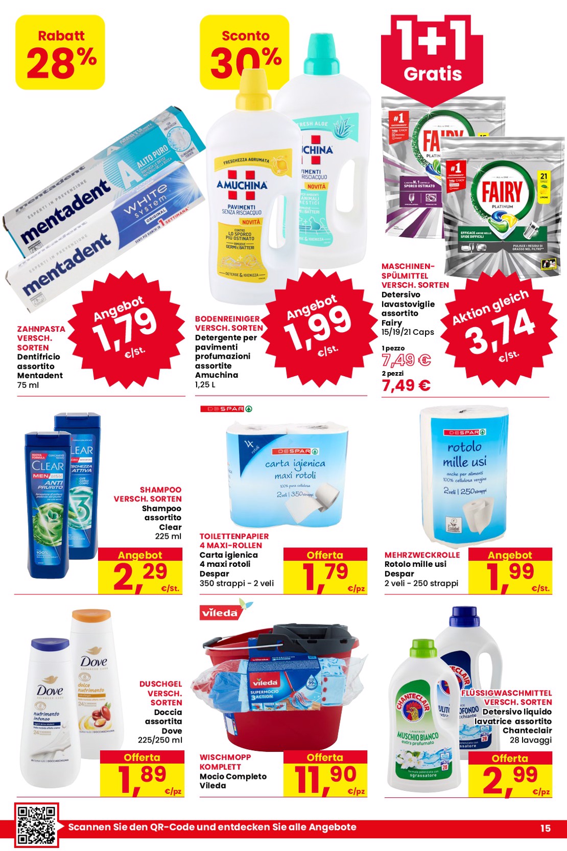 eurospar - Volantino attuale di Eurospar & Despar valido dal giovedì 20/08/2026 al mercoledì 02/09/2026 - page: 15