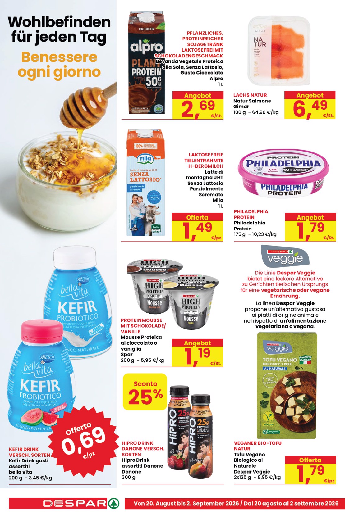 eurospar - Volantino attuale di Eurospar & Despar valido dal giovedì 20/08/2026 al mercoledì 02/09/2026 - page: 6