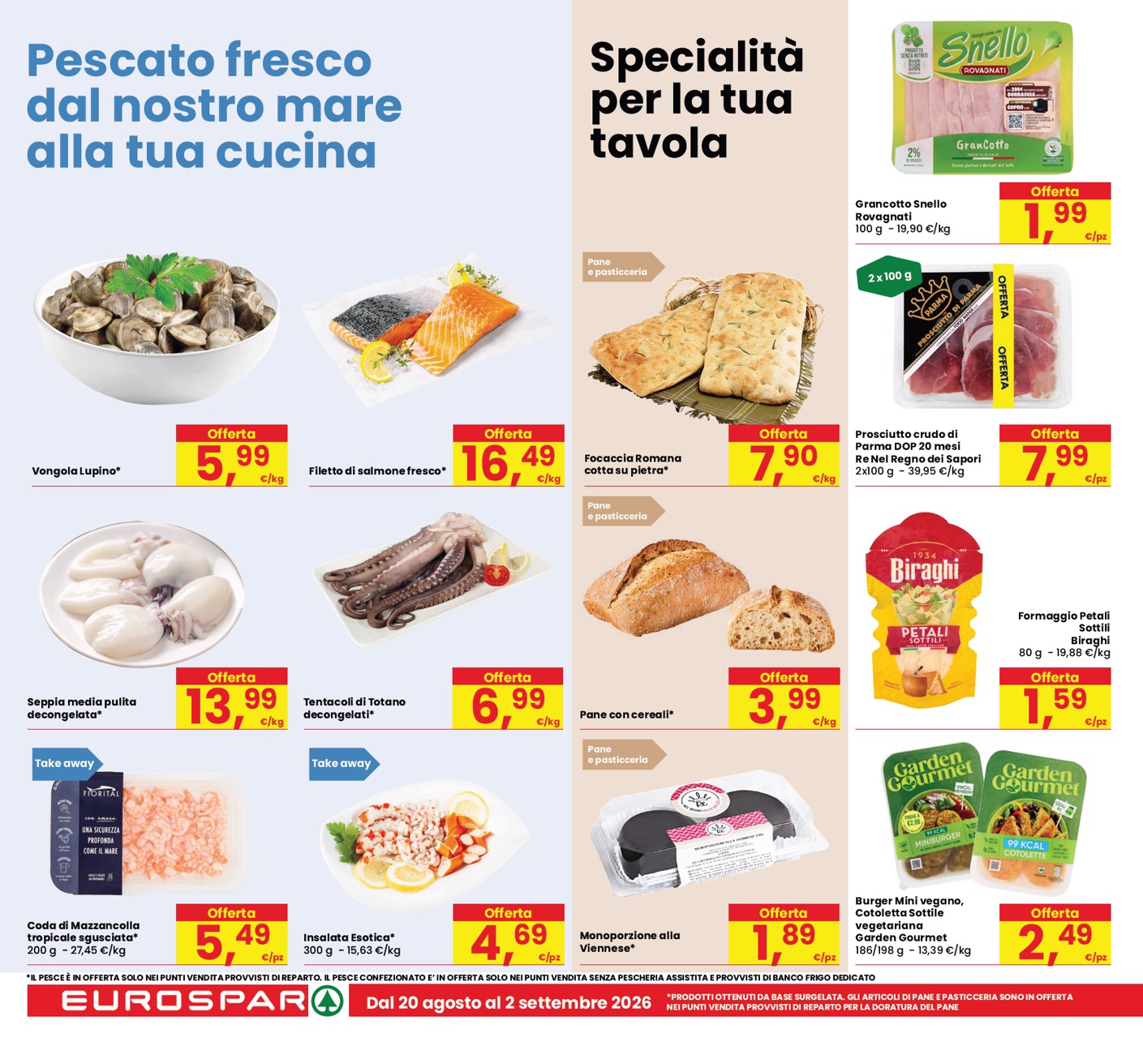 eurospar - Volantino attuale di Eurospar valido dal giovedì 20/08/2026 al mercoledì 02/09/2026 - page: 4