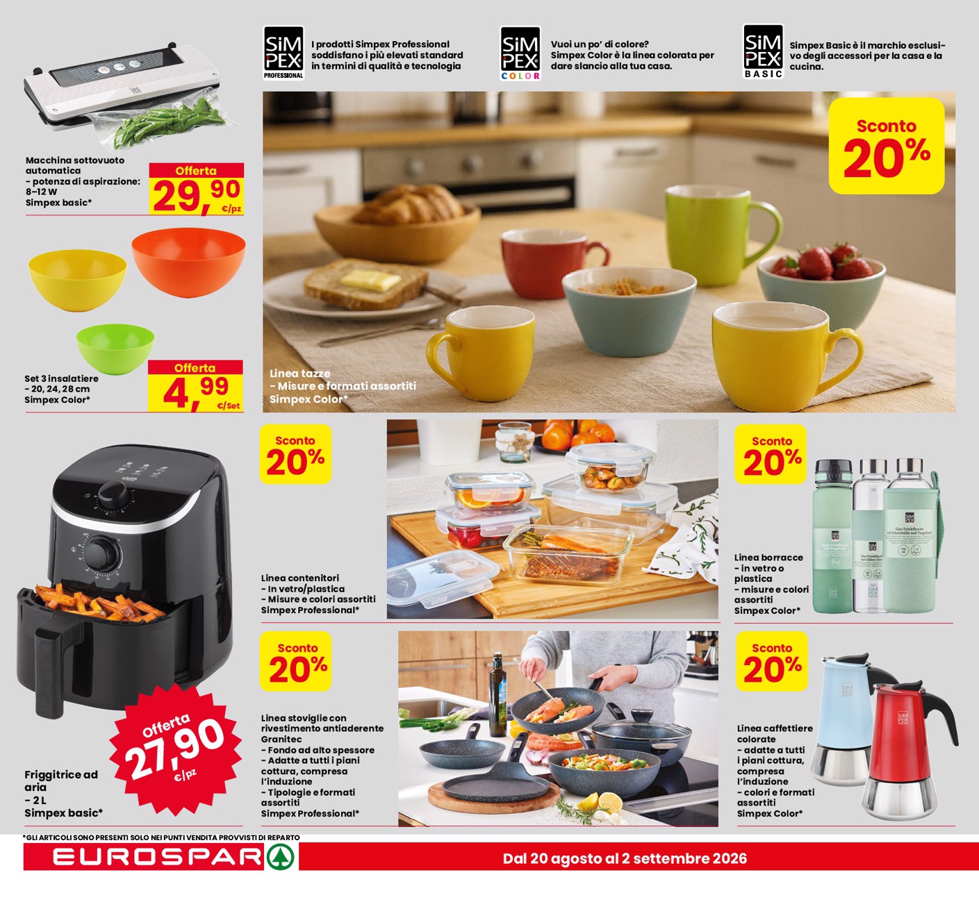 eurospar - Volantino attuale di Eurospar valido dal giovedì 20/08/2026 al mercoledì 02/09/2026 - page: 16