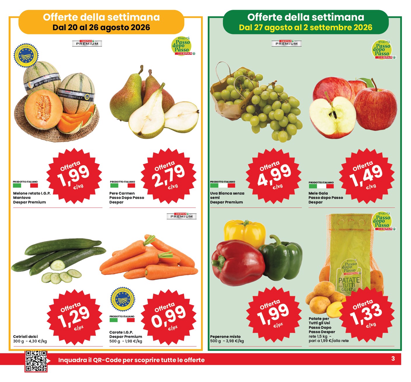 eurospar - Volantino attuale di Eurospar valido dal giovedì 20/08/2026 al mercoledì 02/09/2026 - page: 3