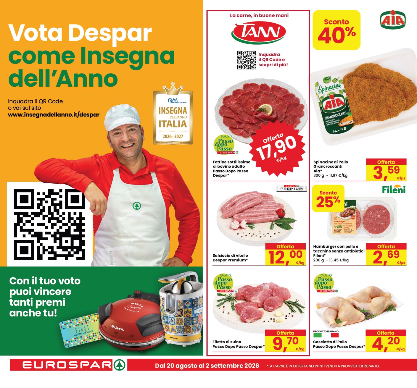 eurospar - Volantino attuale di Eurospar valido dal giovedì 20/08/2026 al mercoledì 02/09/2026 - page: 2