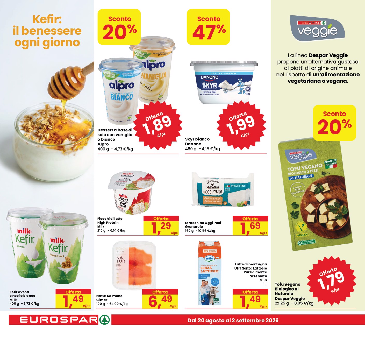 eurospar - Volantino attuale di Eurospar valido dal giovedì 20/08/2026 al mercoledì 02/09/2026 - page: 8