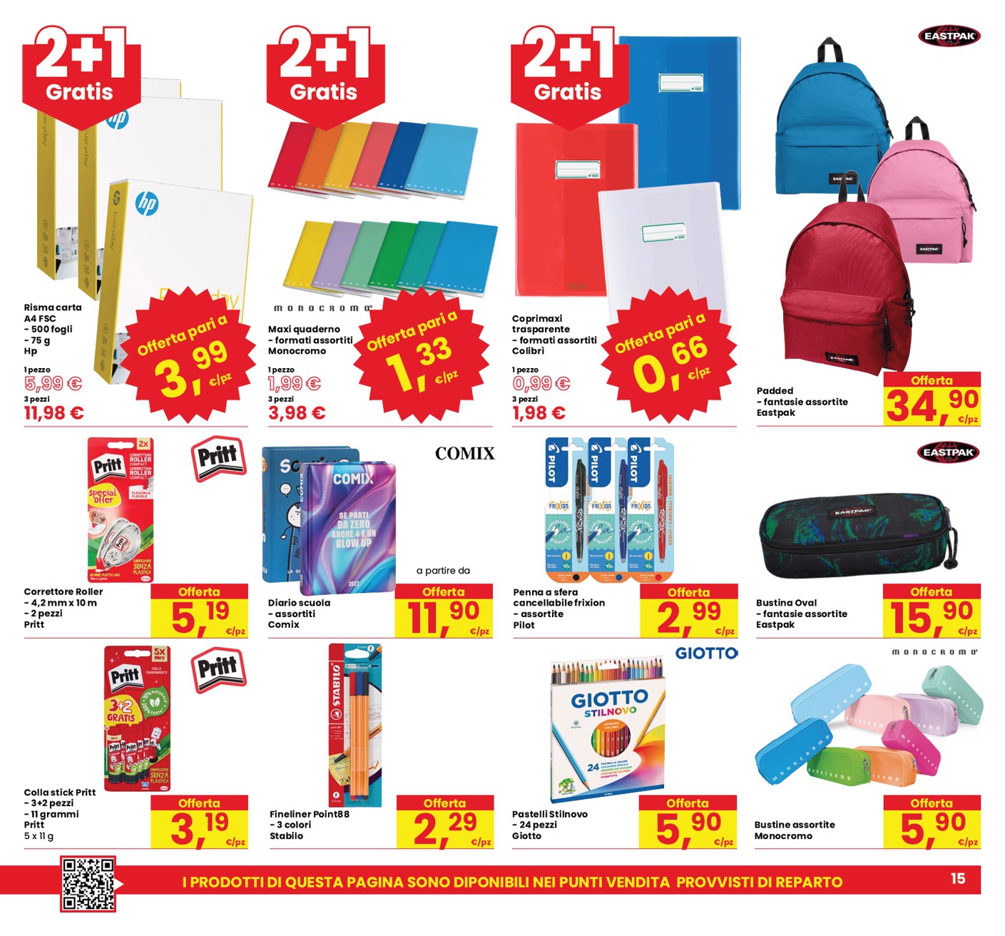 eurospar - Volantino attuale di Eurospar valido dal giovedì 20/08/2026 al mercoledì 02/09/2026 - page: 15