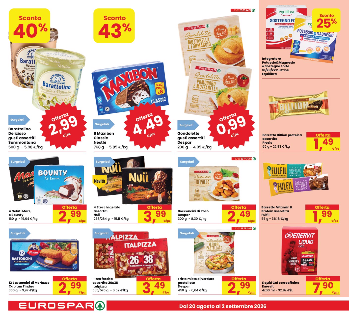 eurospar - Volantino attuale di Eurospar valido dal giovedì 20/08/2026 al mercoledì 02/09/2026 - page: 6