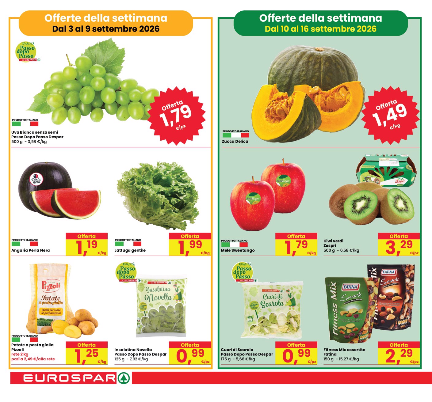 eurospar - Volantino attuale di Eurospar - Sconti di Qualità valido dal giovedì 03/09/2026 al mercoledì 16/09/2026 - page: 2