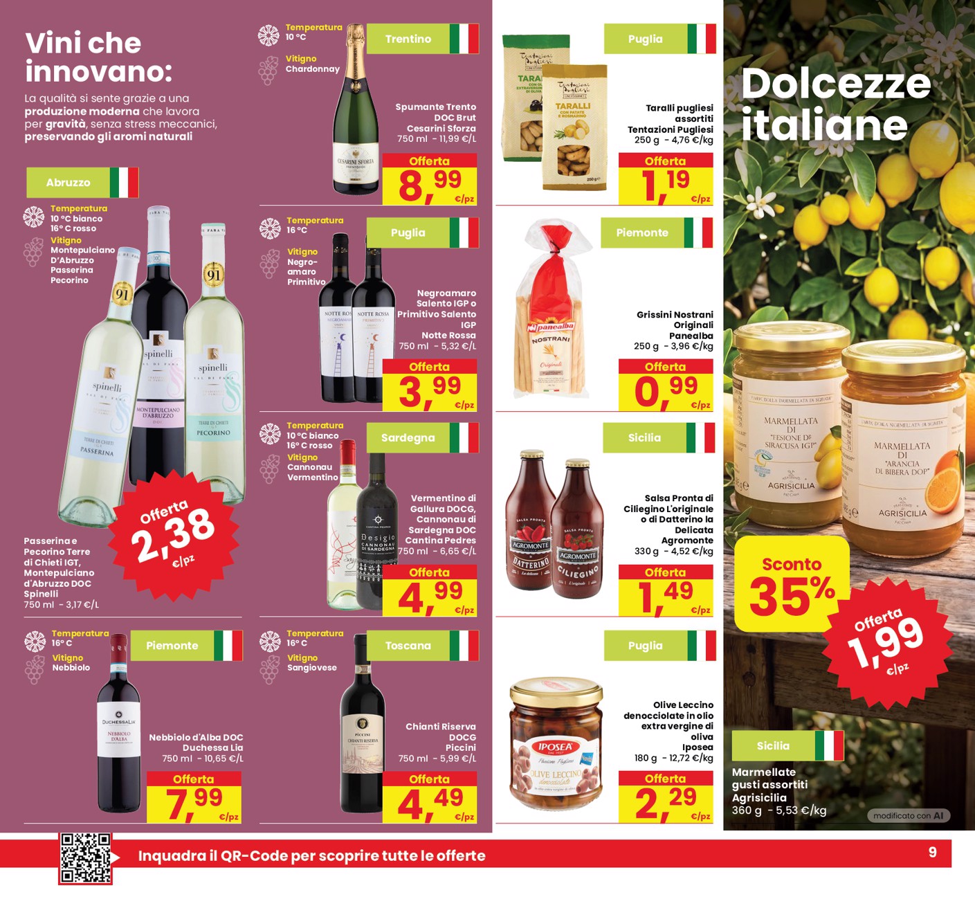 eurospar - Volantino attuale di Eurospar - Sconti di Qualità valido dal giovedì 03/09/2026 al mercoledì 16/09/2026 - page: 9