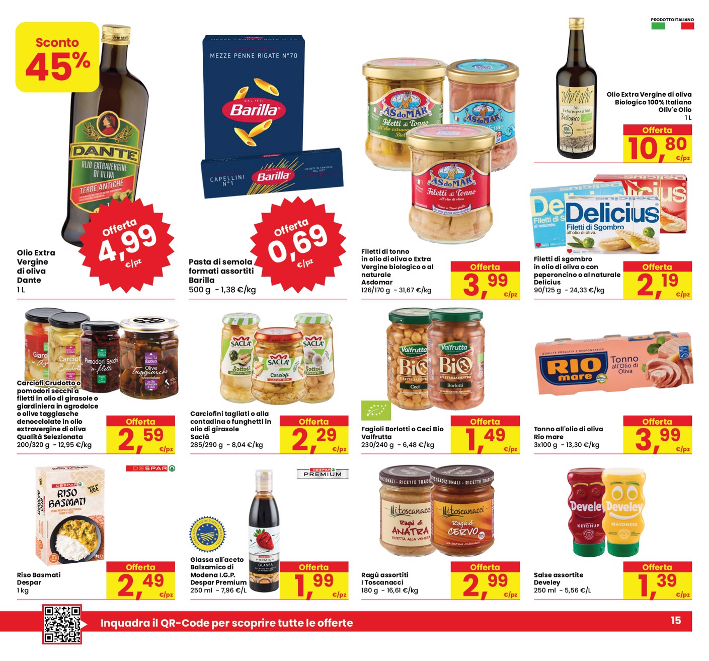 eurospar - Volantino attuale di Eurospar - Sconti di Qualità valido dal giovedì 03/09/2026 al mercoledì 16/09/2026 - page: 15