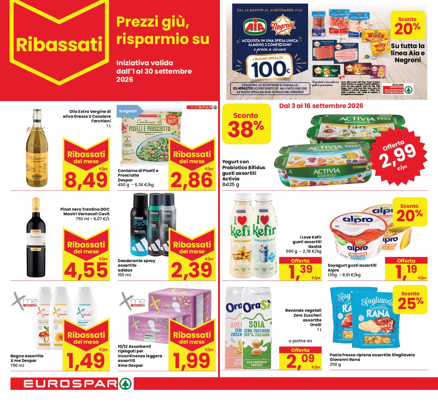 eurospar - Volantino attuale di Eurospar - Sconti di Qualità valido dal giovedì 03/09/2026 al mercoledì 16/09/2026 - page: 12