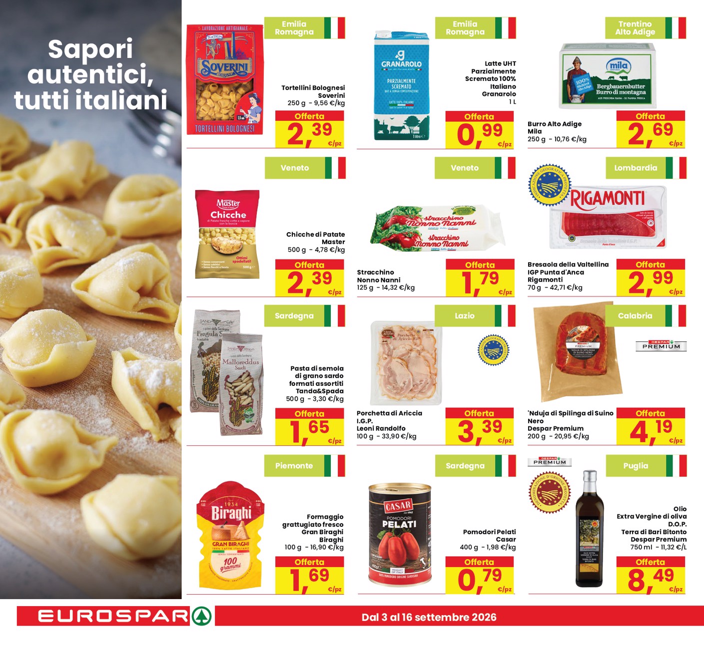 eurospar - Volantino attuale di Eurospar - Sconti di Qualità valido dal giovedì 03/09/2026 al mercoledì 16/09/2026 - page: 8