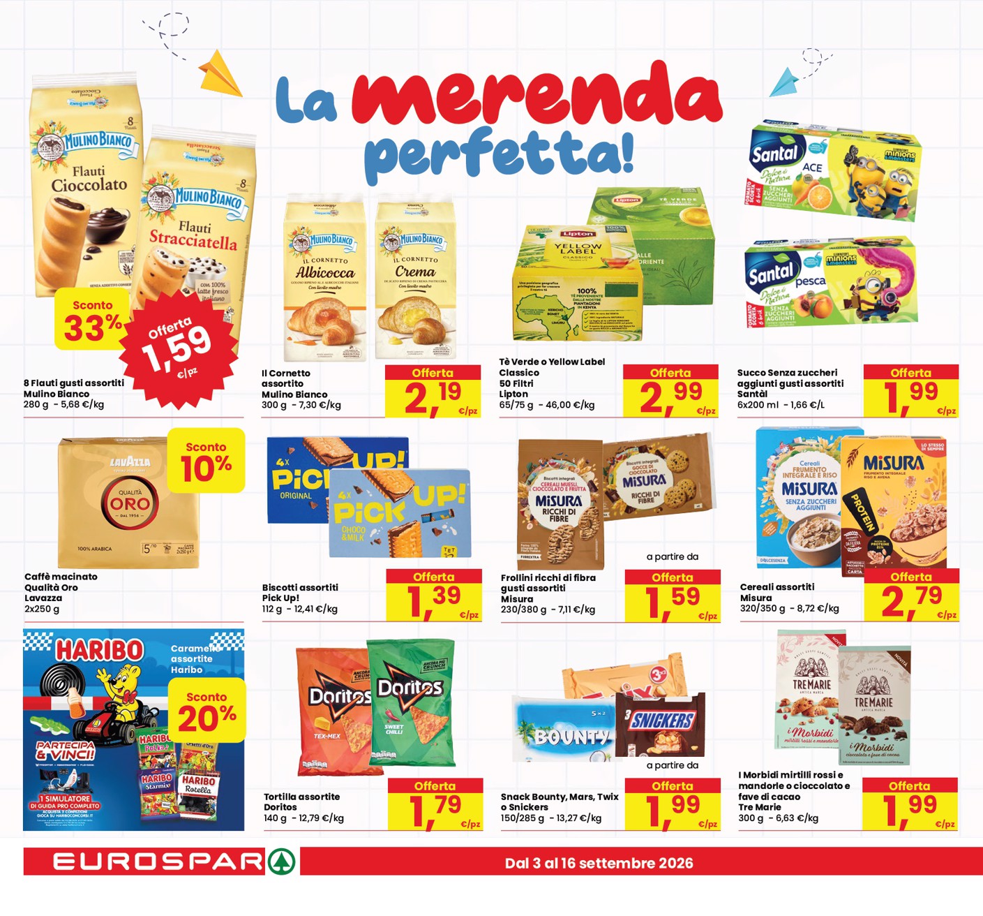 eurospar - Volantino attuale di Eurospar - Sconti di Qualità valido dal giovedì 03/09/2026 al mercoledì 16/09/2026 - page: 16