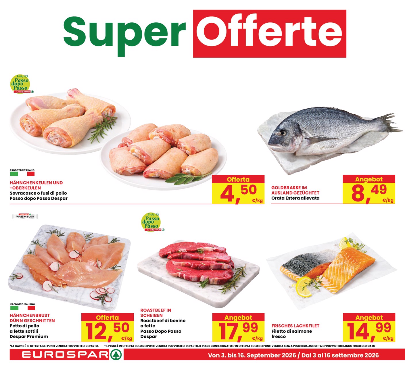 eurospar - Volantino attuale di Eurospar - Bozen, Bolzano valido dal giovedì 03/09/2026 al mercoledì 16/09/2026 - page: 4