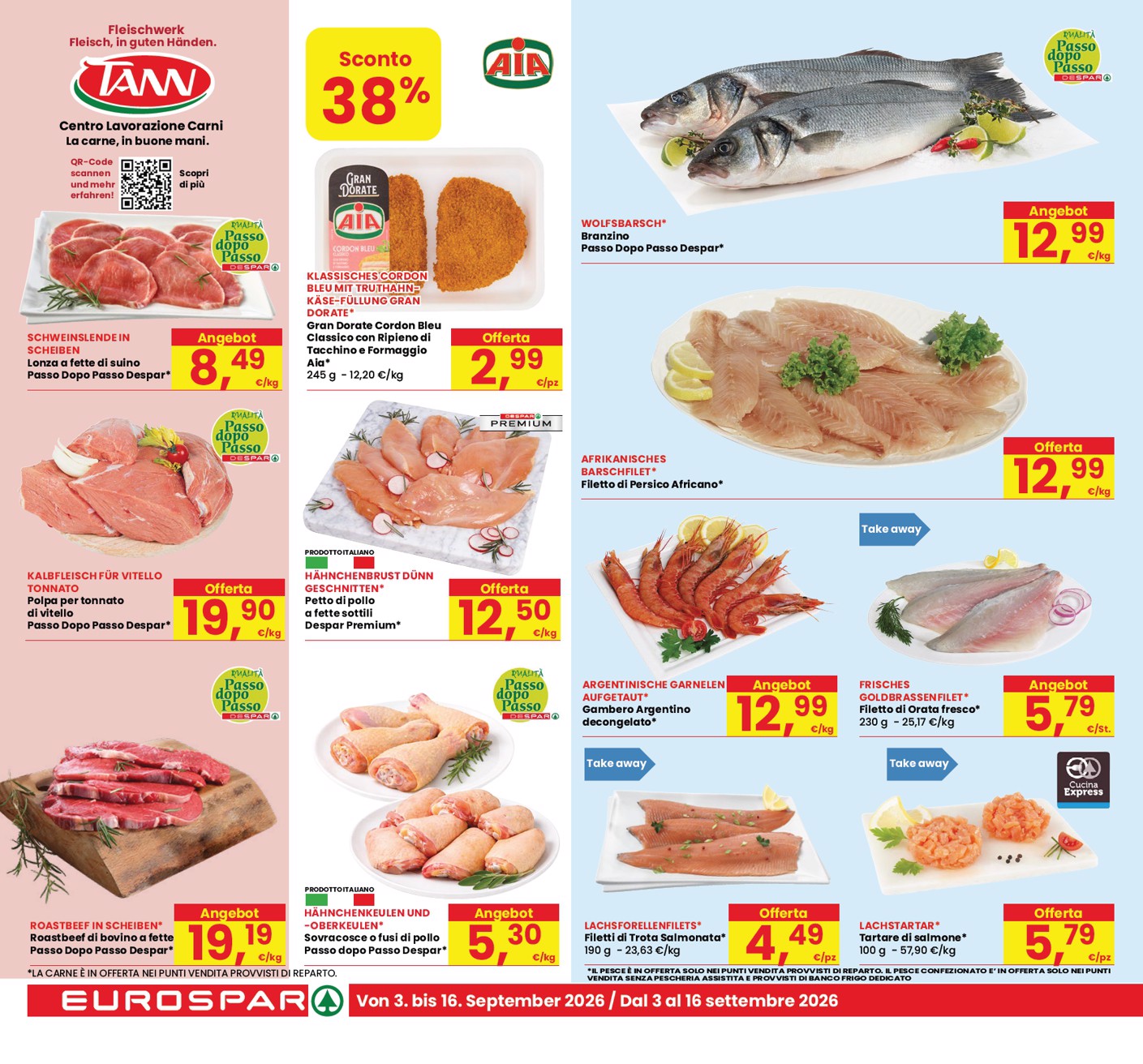 eurospar - Volantino attuale di Eurospar valido dal giovedì 03/09/2026 al mercoledì 16/09/2026 - page: 4