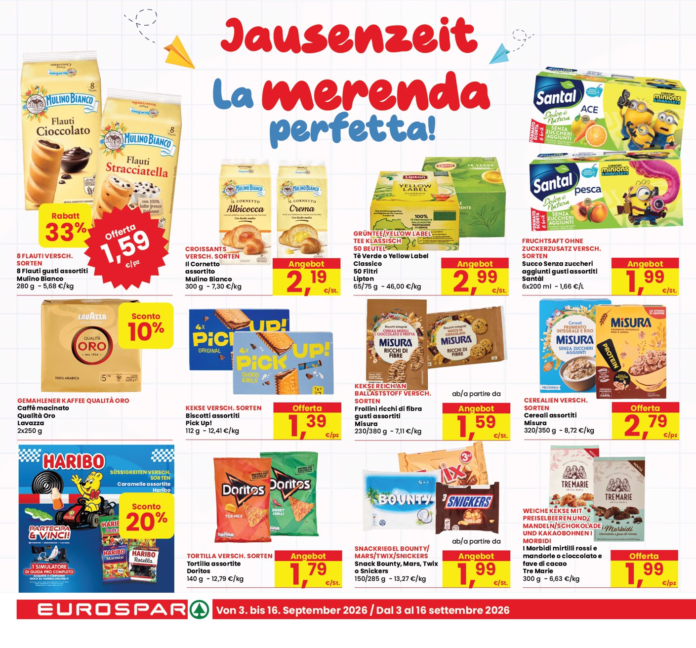 eurospar - Volantino attuale di Eurospar valido dal giovedì 03/09/2026 al mercoledì 16/09/2026 - page: 16