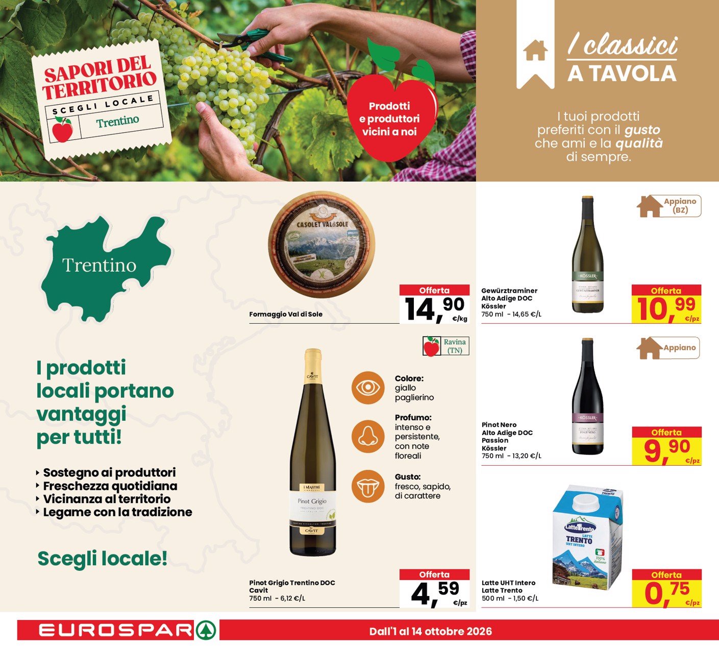 eurospar - Volantino attuale di Eurospar valido dal giovedì 01/10/2026 al sabato 10/10/2026 - page: 12