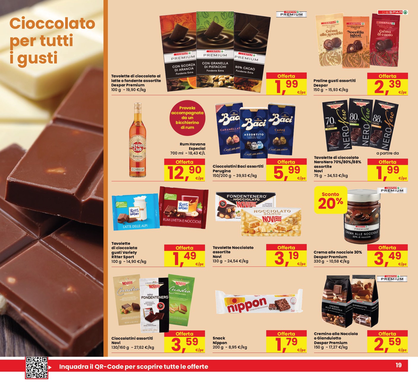 eurospar - Volantino attuale di Eurospar valido dal giovedì 01/10/2026 al sabato 10/10/2026 - page: 19