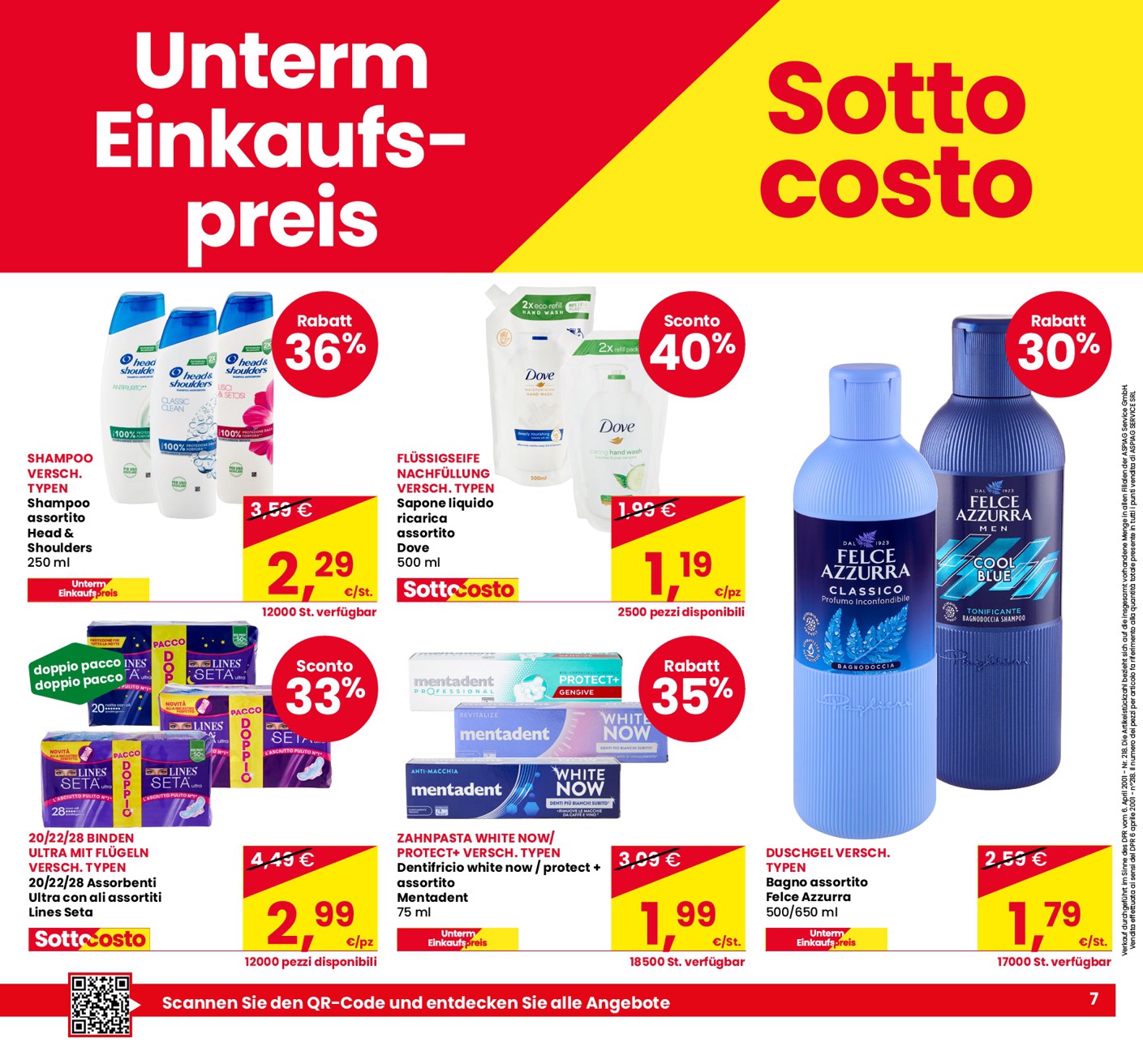 eurospar - Volantino attuale di Eurospar - Deutch valido dal giovedì 01/10/2026 al sabato 10/10/2026 - page: 7