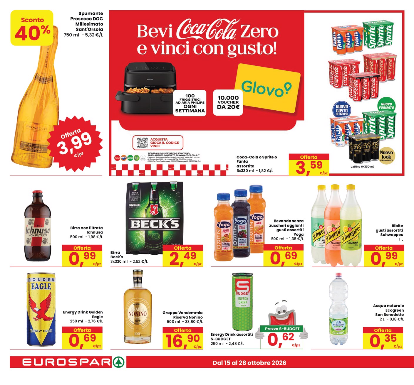 eurospar - Volantino attuale di Eurospar valido dal giovedì 15/10/2026 al mercoledì 28/10/2026 - page: 18
