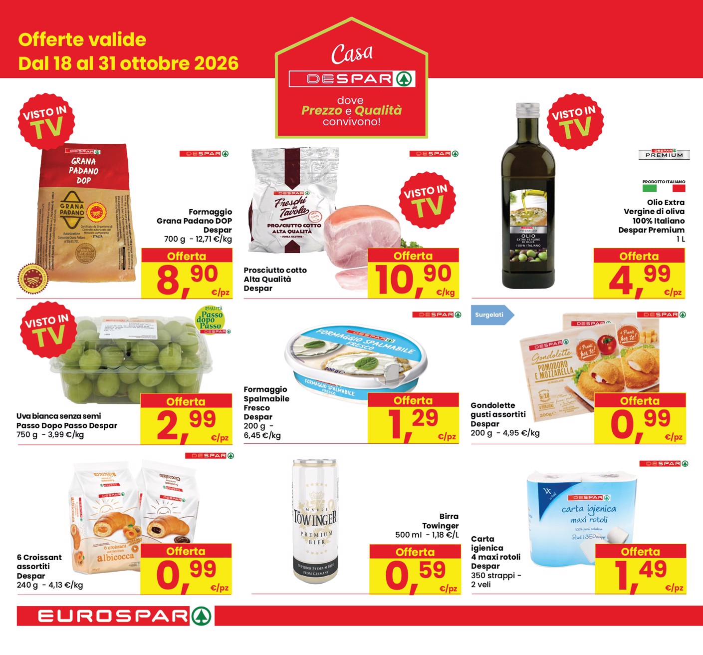 eurospar - Volantino attuale di Eurospar valido dal giovedì 15/10/2026 al mercoledì 28/10/2026 - page: 4