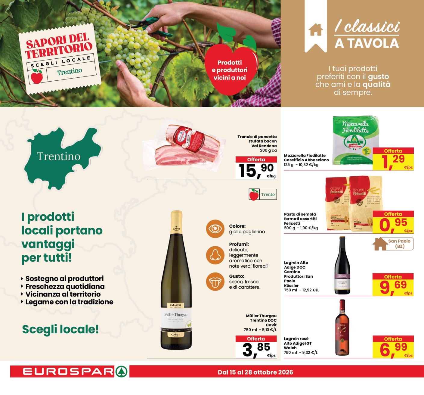 eurospar - Volantino attuale di Eurospar valido dal giovedì 15/10/2026 al mercoledì 28/10/2026 - page: 12