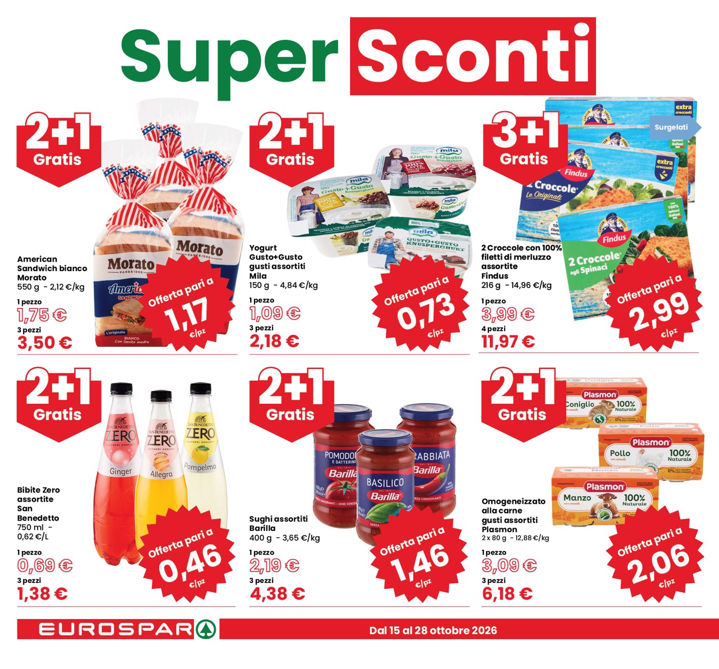 eurospar - Volantino attuale di Eurospar valido dal giovedì 15/10/2026 al mercoledì 28/10/2026 - page: 2