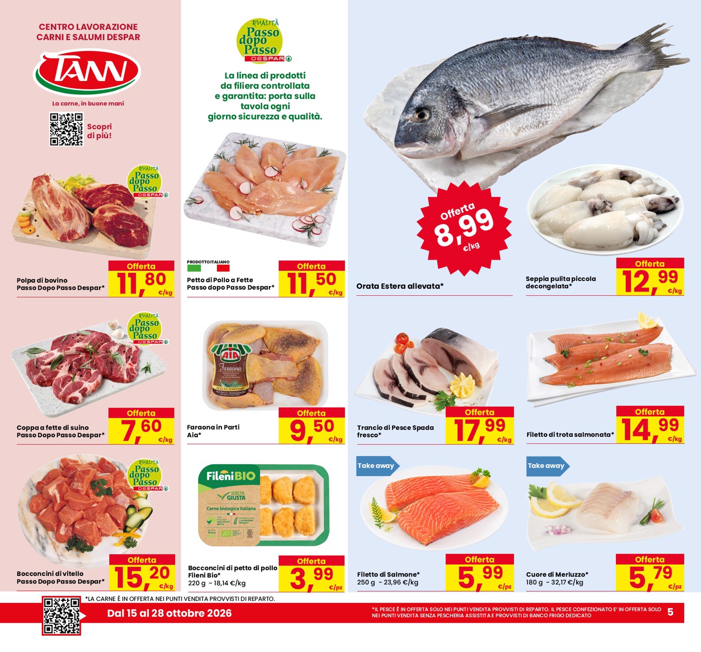 eurospar - Volantino attuale di Eurospar valido dal giovedì 15/10/2026 al mercoledì 28/10/2026 - page: 5