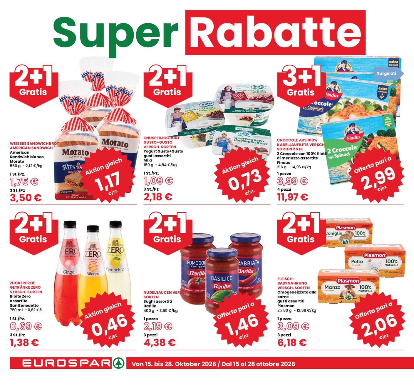 eurospar - Volantino attuale di Eurospar - Deutch valido dal giovedì 15/10/2026 al mercoledì 28/10/2026 - page: 2